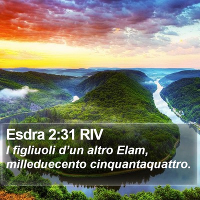 Esdra 2:31 RIV Bible Verse Image