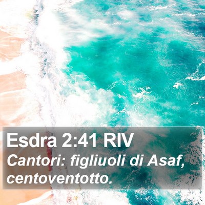 Esdra 2:41 RIV Bible Verse Image