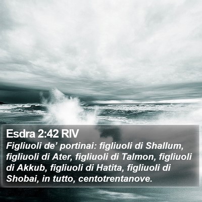 Esdra 2:42 RIV Bible Verse Image