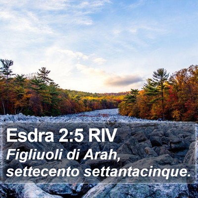 Esdra 2:5 RIV Bible Verse Image
