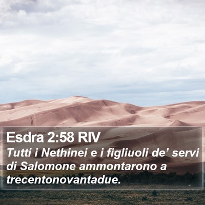 Esdra 2:58 RIV Bible Verse Image