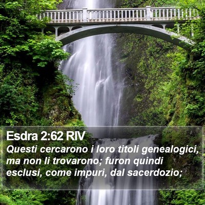 Esdra 2:62 RIV Bible Verse Image