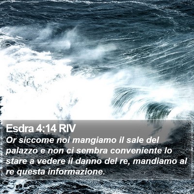 Esdra 4:14 RIV Bible Verse Image