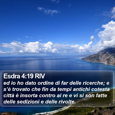 Esdra 4:19 RIV Bible Verse Image