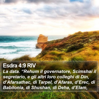 Esdra 4:9 RIV Bible Verse Image