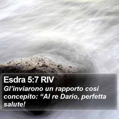 Esdra 5:7 RIV Bible Verse Image