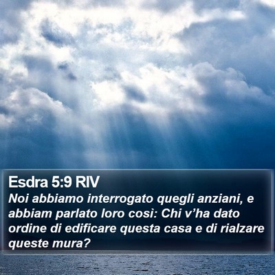Esdra 5:9 RIV Bible Verse Image
