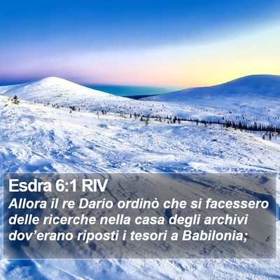 Esdra 6:1 RIV Bible Verse Image