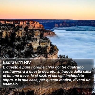 Esdra 6:11 RIV Bible Verse Image