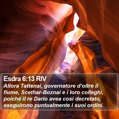 Esdra 6:13 RIV Bible Verse Image