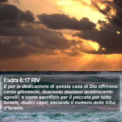 Esdra 6:17 RIV Bible Verse Image