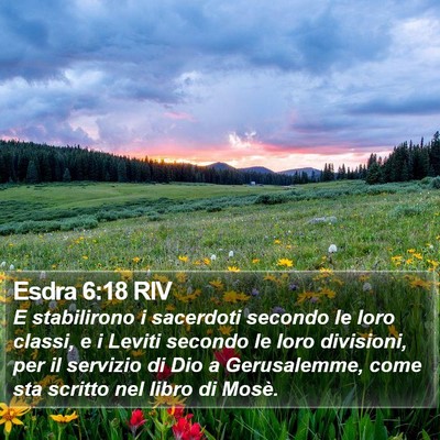 Esdra 6:18 RIV Bible Verse Image