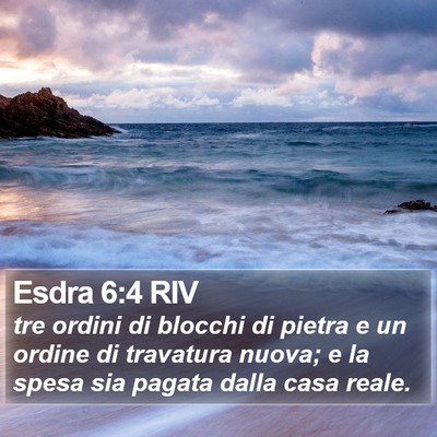 Esdra 6:4 RIV Bible Verse Image