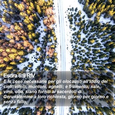 Esdra 6:9 RIV Bible Verse Image