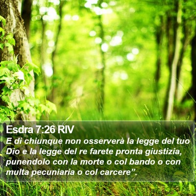 Esdra 7:26 RIV Bible Verse Image
