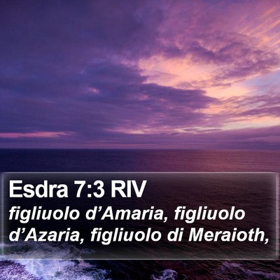 Esdra 7:3 RIV Bible Verse Image