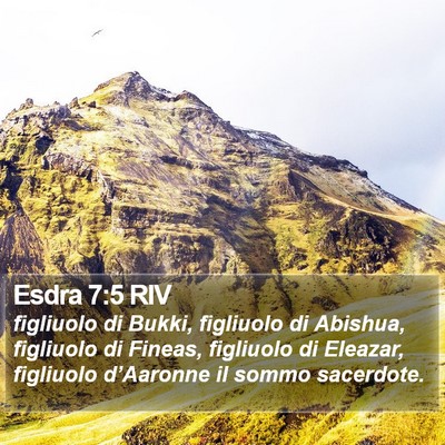 Esdra 7:5 RIV Bible Verse Image