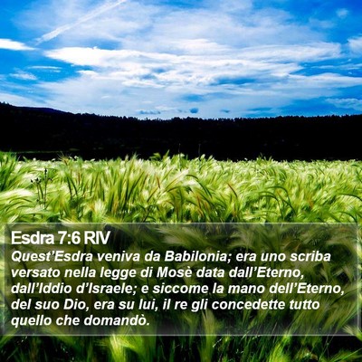 Esdra 7:6 RIV Bible Verse Image