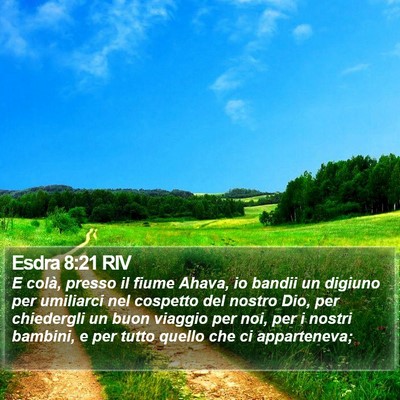 Esdra 8:21 RIV Bible Verse Image