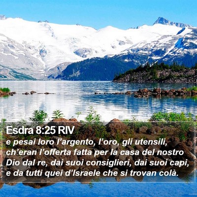 Esdra 8:25 RIV Bible Verse Image