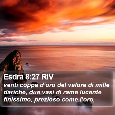 Esdra 8:27 RIV Bible Verse Image