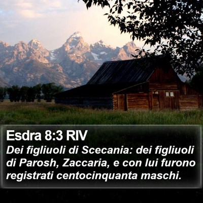 Esdra 8:3 RIV Bible Verse Image