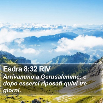Esdra 8:32 RIV Bible Verse Image