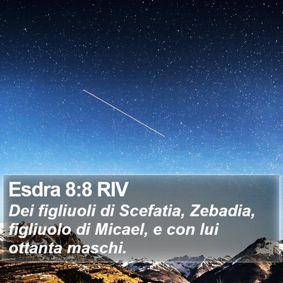 Esdra 8:8 RIV Bible Verse Image