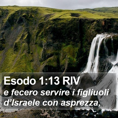Esodo 1:13 RIV Bible Verse Image