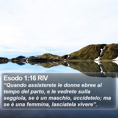 Esodo 1:16 RIV Bible Verse Image