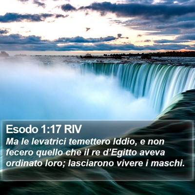 Esodo 1:17 RIV Bible Verse Image