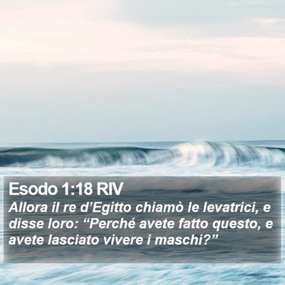 Esodo 1:18 RIV Bible Verse Image