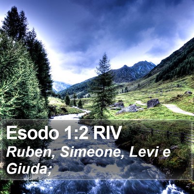 Esodo 1:2 RIV Bible Verse Image