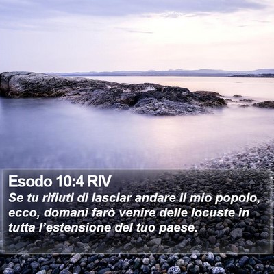 Esodo 10:4 RIV Bible Verse Image
