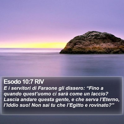 Esodo 10:7 RIV Bible Verse Image