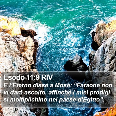 Esodo 11:9 RIV Bible Verse Image