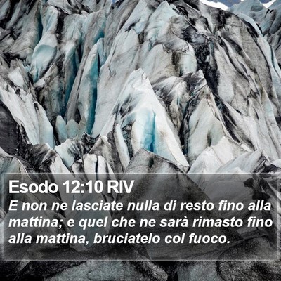 Esodo 12:10 RIV Bible Verse Image