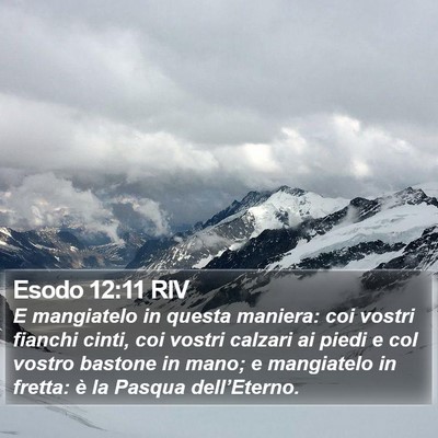 Esodo 12:11 RIV Bible Verse Image