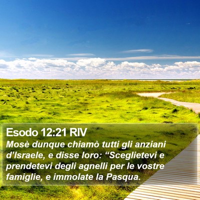Esodo 12:21 RIV Bible Verse Image