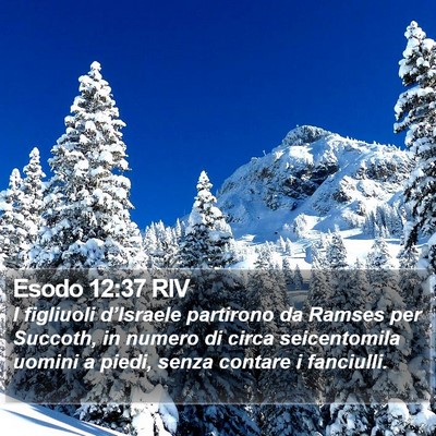 Esodo 12:37 RIV Bible Verse Image