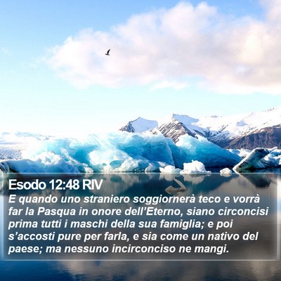 Esodo 12:48 RIV Bible Verse Image