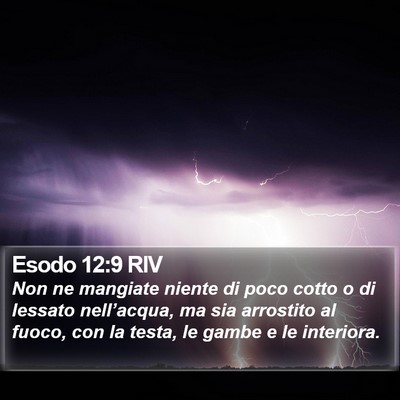 Esodo 12:9 RIV Bible Verse Image
