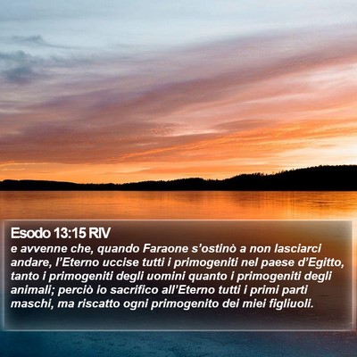 Esodo 13:15 RIV Bible Verse Image