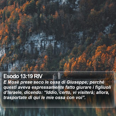 Esodo 13:19 RIV Bible Verse Image