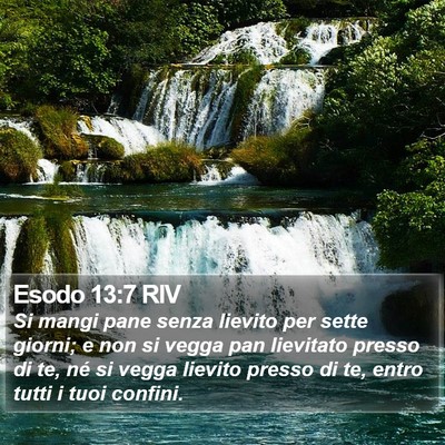 Esodo 13:7 RIV Bible Verse Image