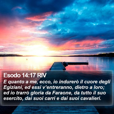 Esodo 14:17 RIV Bible Verse Image