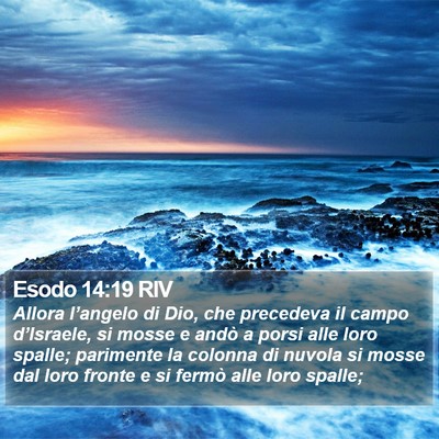 Esodo 14:19 RIV Bible Verse Image