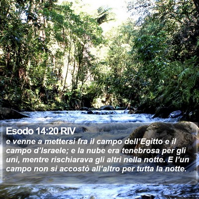 Esodo 14:20 RIV Bible Verse Image