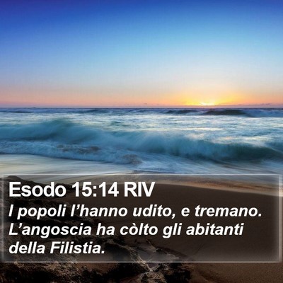 Esodo 15:14 RIV Bible Verse Image