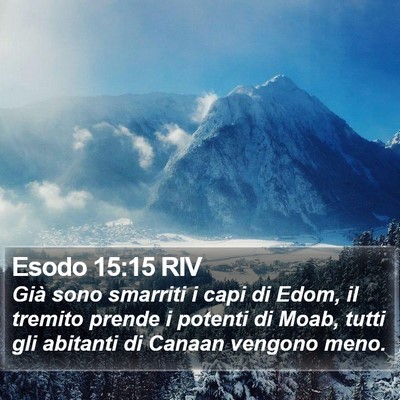 Esodo 15:15 RIV Bible Verse Image